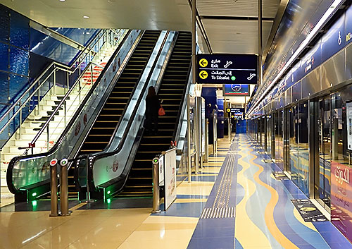 Dubai Metro station