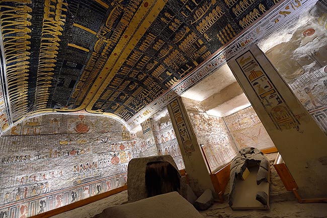Ramses V/VI burial chamber | Copr. 2019 by Tim Adams CC by 2.0