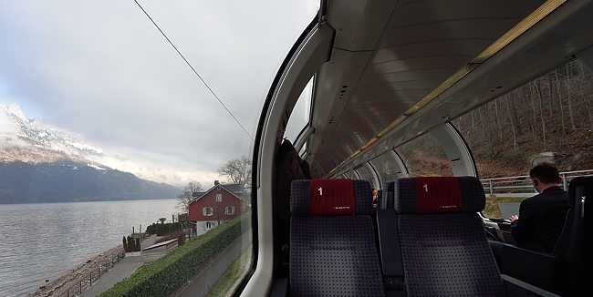 IC 3 train bound for Landquart in Switzerland