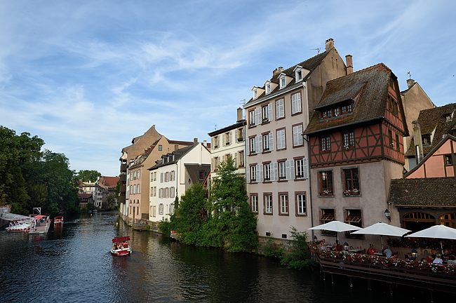 Quai du Woerthel from Ponts Couverts Strasbourg France