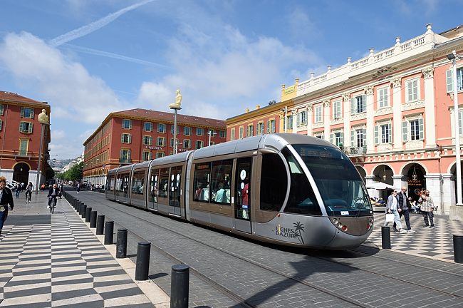 Tram in Nice, France