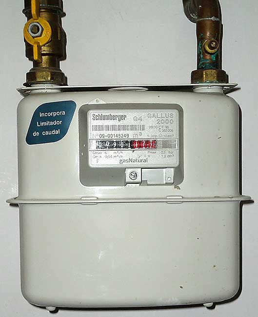 Contador de gas